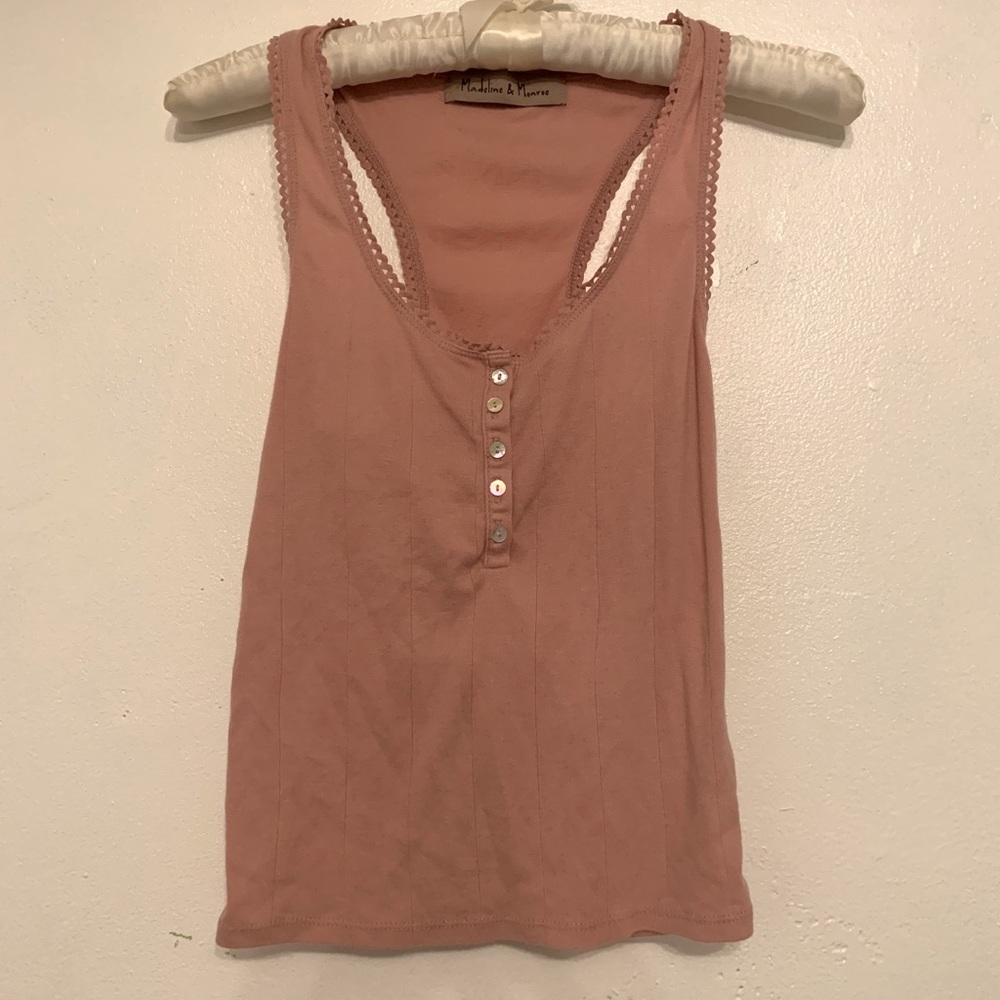 Pink tank top